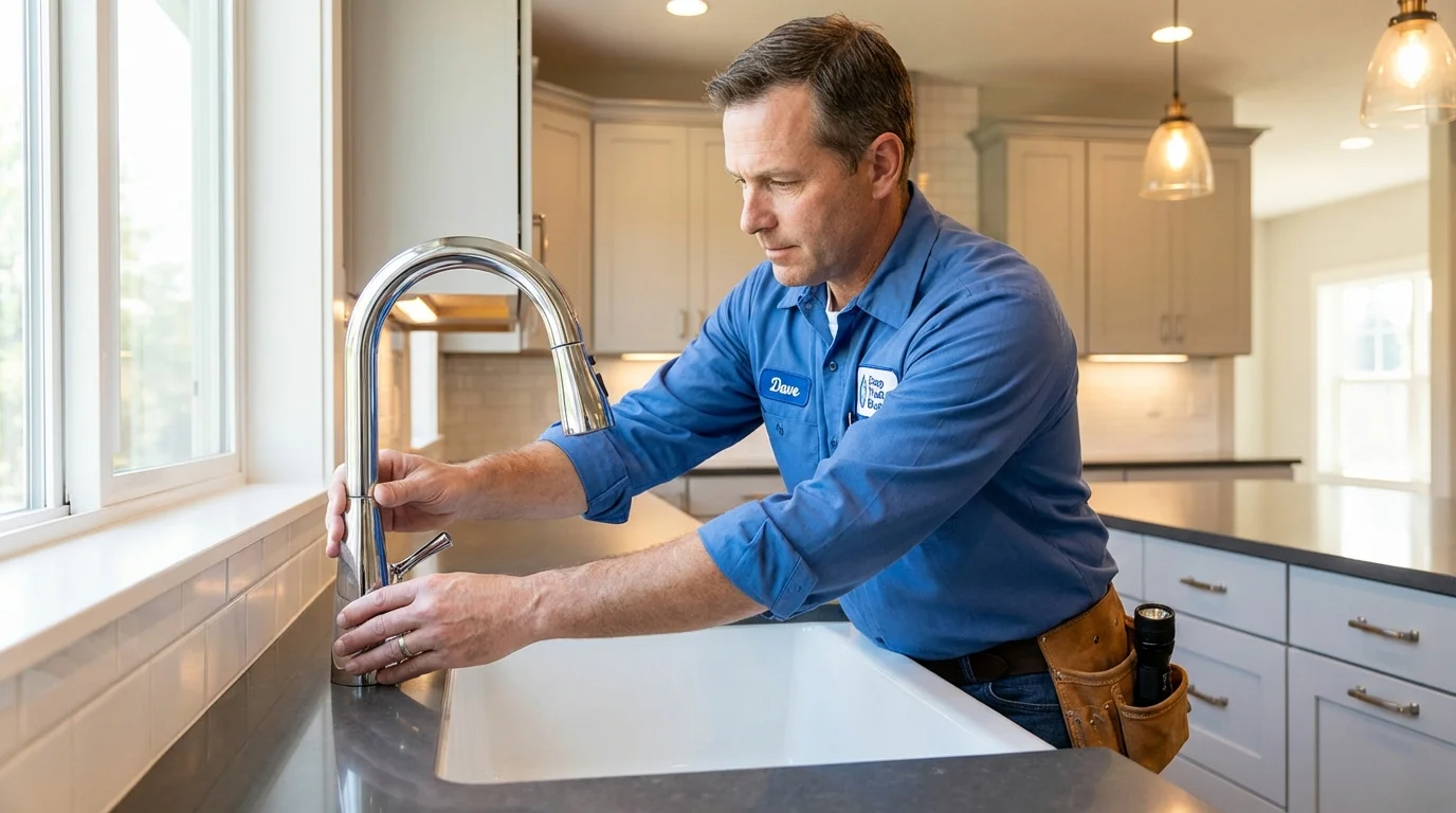 Kitchen faucet installation by Johns Plumbing LLC in Pagosa Springs