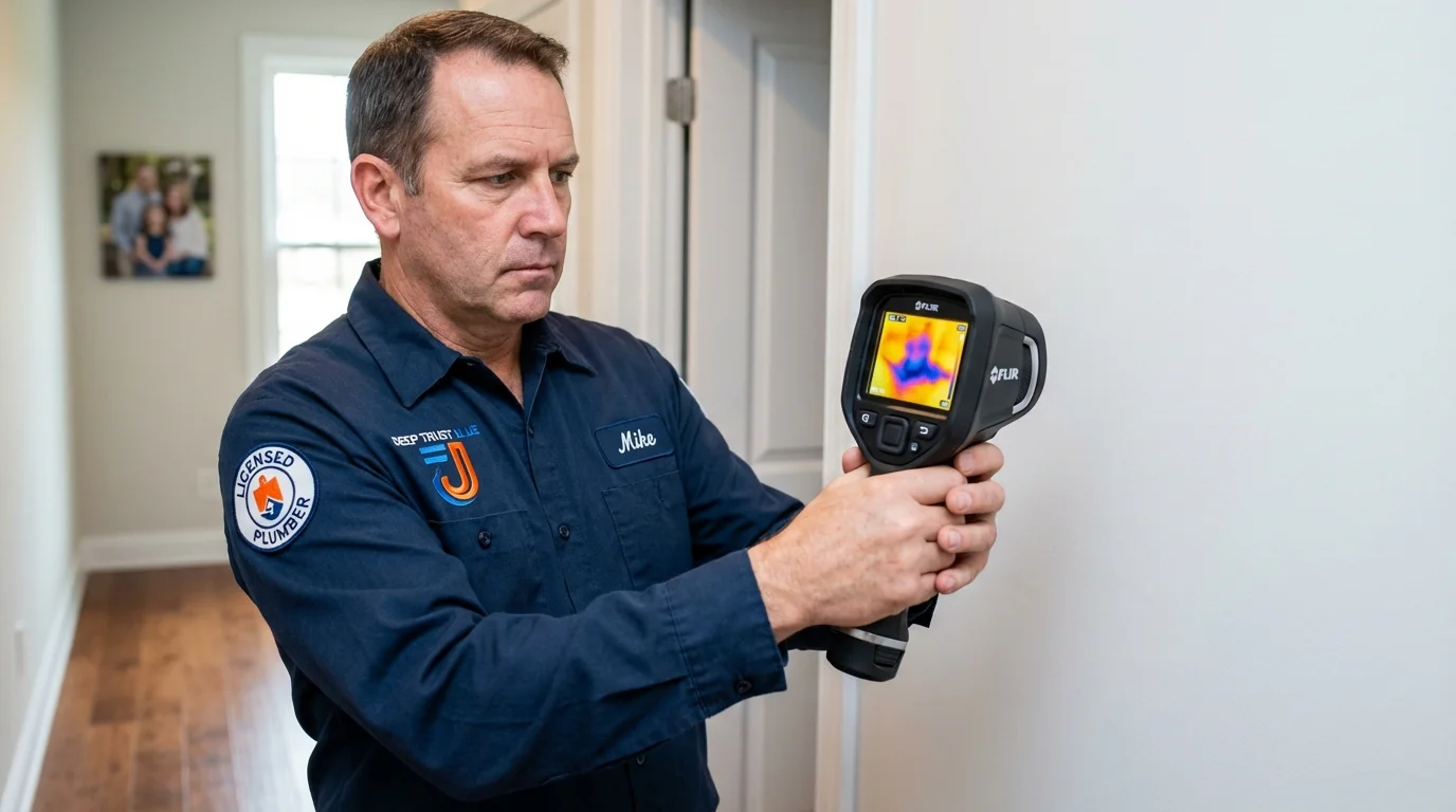Thermal imaging leak detection by Johns Plumbing LLC in Pagosa Springs